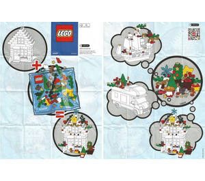 LEGO Christmas Fun VIP Add-On Pack Set 40609 Instructions