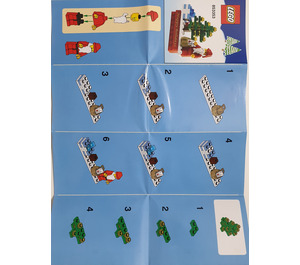 LEGO Christmas Scene Magnet Set 853353 Instructions