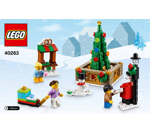 LEGO Christmas Town Square Set 40263 Instructions