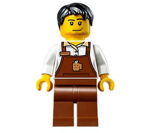 LEGO Christmas Train Ride Barista Minifigure