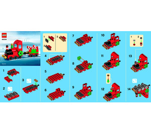 LEGO Christmas Train 40034 Instructies