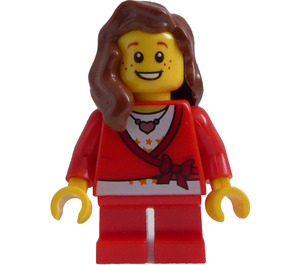 LEGO Navidad Árbol Chica con Freckles Minifigura