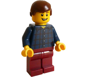 LEGO Navidad Árbol Hombre con Plaid Camisa Minifigura