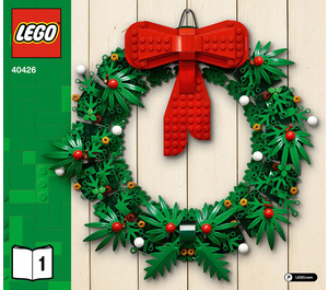 LEGO Christmas Wreath 2-in-1 40426 Istruzioni