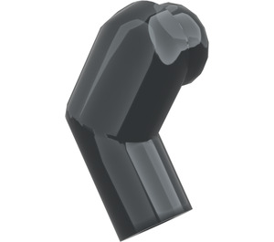 LEGO Chroom Zwart Minifigure Rechtsaf Arm (3818)