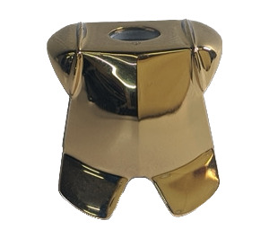 LEGO Chroom goud Pantser Breastplate met Been Protection (2587 / 33468)