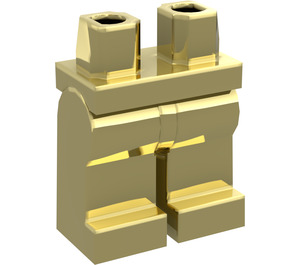 LEGO Chrom Gold Minifigure Hüften und Beine (73200 / 88584)