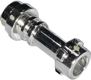 LEGO Chrome Silver Lightsaber Hilt - Straight (23306 / 64567)