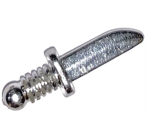 LEGO Chrome Silver Minifig Knife