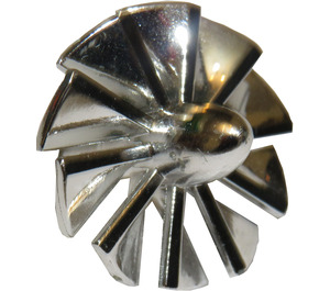LEGO Chroom Zilver Rotor Messen met Pin (18753 / 46667)