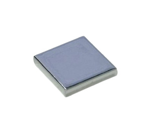 LEGO Chrome Silver Tile 2 x 2 with Groove (3068 / 88409)