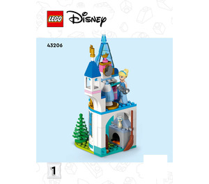 LEGO Cinderella and Prince Charming's Castle 43206 Ohjeet