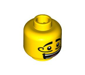 LEGO Circus Ringmaster Head (Safety Stud) (3626 / 91301)