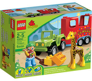 LEGO Circus Transport Set 10550 Packaging