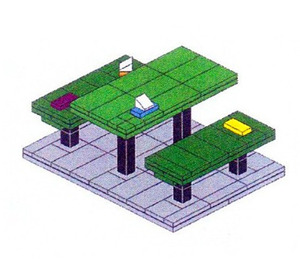 LEGO Cities of Wonders - Singapore: Chope Seat Set COWS-3