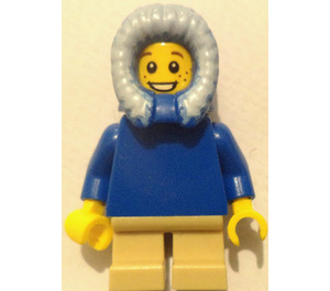 LEGO City Advent kalender 2015 Boy met Fur-Lined Kap minifiguur