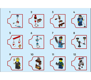 LEGO City Calendrier de l'Avent 2023 60381-1 Instructions