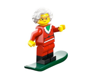 LEGO City Advent Calendar 2023 Set 60381-1 Subset Day 21 - Mrs. Claus Snowboarding