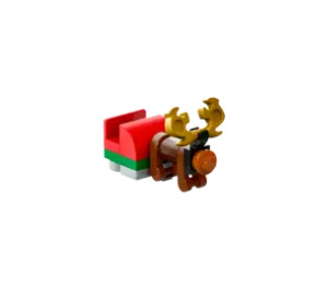 LEGO City Advent Calendar 2024 60436-1 Podzbiór Day 18 - Reindeer and Sleigh