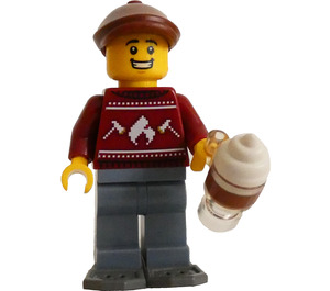 LEGO City Advent Calendar 2024 60436-1 Deelverzameling Day 9 - Snowshoer with Holiday Sweater