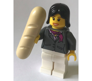 LEGO City Advent Calendar 2824-1 Delmängd Day 14 - Woman with Baguette