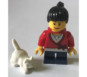 LEGO City Advent Calendar Set 2824-1 Subset Day 6 - Girl with Cat