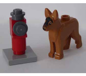 LEGO City Advent Calendar 4428-1 Teilmenge Day 18 - Dog with Fire Hydrant