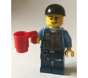 LEGO City Advent Calendar Set 60024-1 Subset Day 1 - Police Officer with Mug