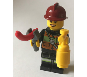 LEGO City Advent Calendar Set 60024-1 Subset Day 10 - Firefighter Female with Tools