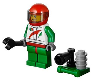 LEGO City Advent kalender 60024-1 Subset Day 15 - Race Car Driver with Accessories