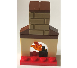 LEGO City Advent Calendar Set 60024-1 Subset Day 2 - Fireplace