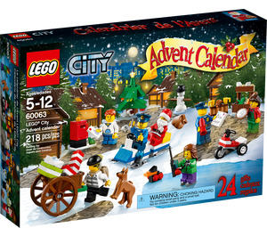 LEGO City Calendrier de l'Avent 60063-1 Packaging
