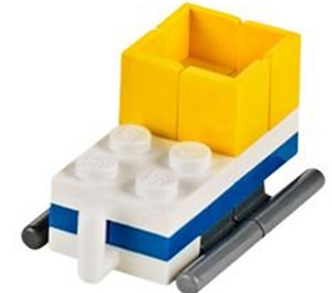 LEGO City Advent Calendar Set 60063-1 Subset Day 17 - Santa's Sled with Box