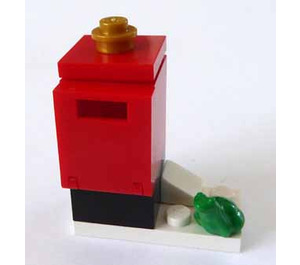 LEGO City Advent Calendar 60063-1 Podzbiór Day 2 - Mailbox with Green Frog