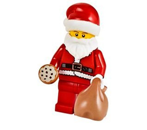 LEGO City Calendrier de l'Avent 60063-1 Subset Day 24 - Santa with Bag and Cookie