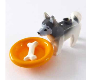 레고 City Advent Calendar 60099-1 하위 집합 Day 18 - Dog with Bone and Bowl