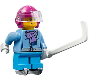 LEGO City Advent Calendar Set 60133-1 Subset Day 10 - Ice Hockey Player Girl