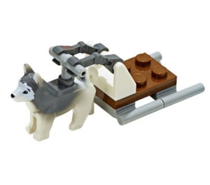 LEGO City Advent kalender 60235-1 Subset Day 23 - Dog Sleigh