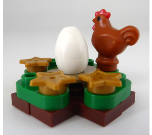 LEGO City Advent Calendar Set 60352-1 Subset Day 13 - Festive Nest with Chicken and Egg