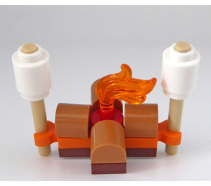 LEGO City Advent Calendar 60352-1 Componente Day 20 - Campfire and Marshmallows