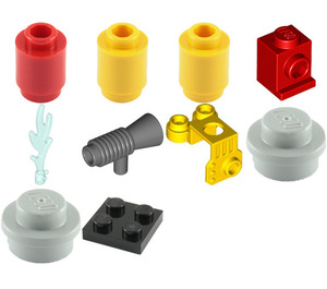 LEGO City Advent Calendar Set 7324-1 Subset Day 2 - Fire Hydrant, Hose, Airtanks