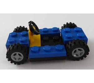 LEGO City Advent Calendar Set 7553-1 Subset Day 15 - Police Car Base