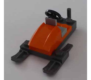 LEGO City Advent Calendar Set 7553-1 Subset Day 20 - Orange Snowmobile