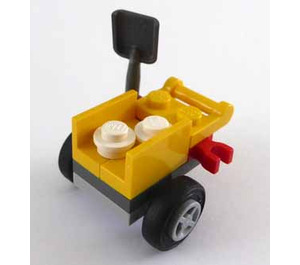 LEGO City Adventskalender 7687-1 Subset Day 17 - Wheelbarrow and Snowballs