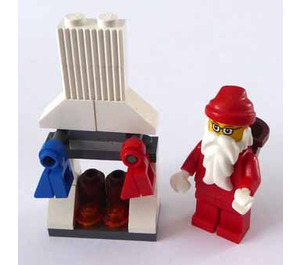 LEGO City Advent Calendar Set 7687-1 Subset Day 24 - Santa and Fireplace
