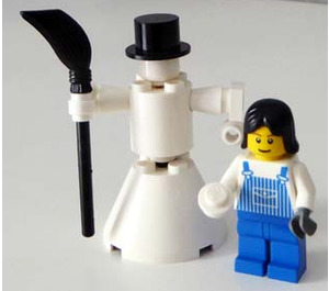LEGO City Calendrier de l'Avent 7724-1 Subset Day 24 - Female and Snowman