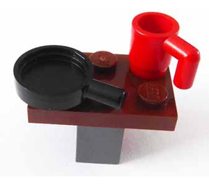 LEGO City Adventskalender 7724-1 Subset Day 3 - Table, Cup and Frying Pan