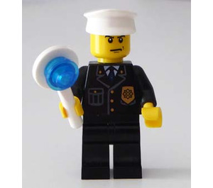 LEGO City Advent Calendar Set 7904-1 Subset Day 16 - Police Officer with Signal Paddle