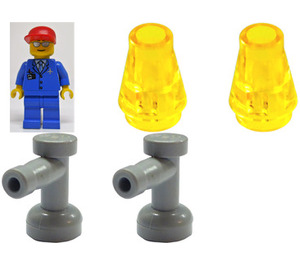 LEGO City Advent Calendar Set 7904-1 Subset Day 4 - Airport Ground Crew