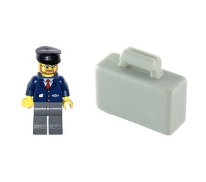 LEGO City Adventskalender 7907-1 Subset Day 16 - Train Worker and Briefcase